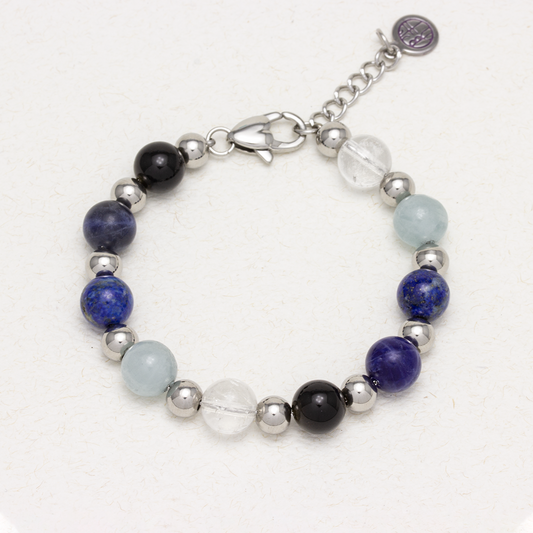 Potion of Luck Crystal Stainless Steel Bracelet - Potion of Intelligence