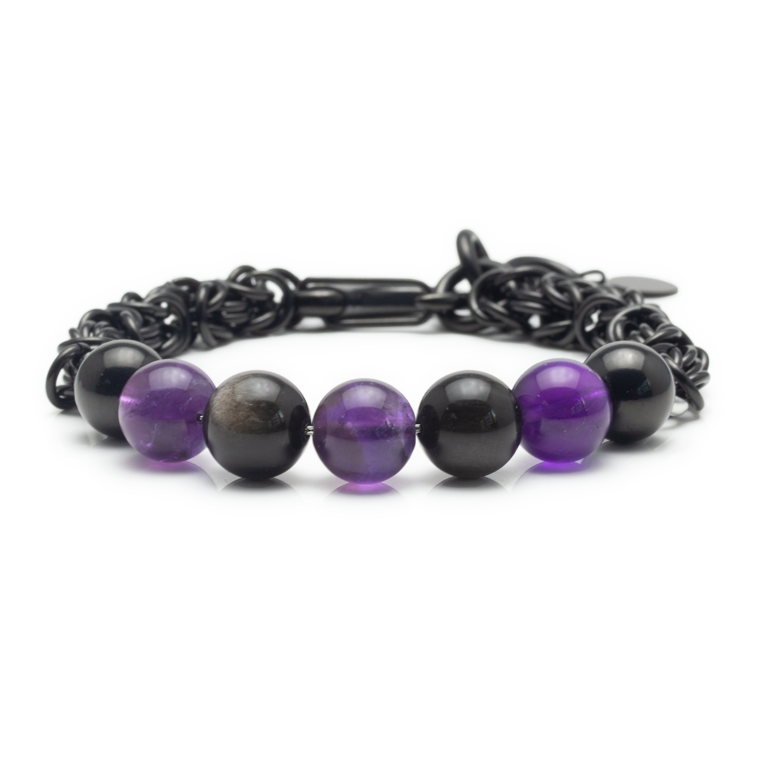 Dusk Crystal Bracelet - Peace of mind