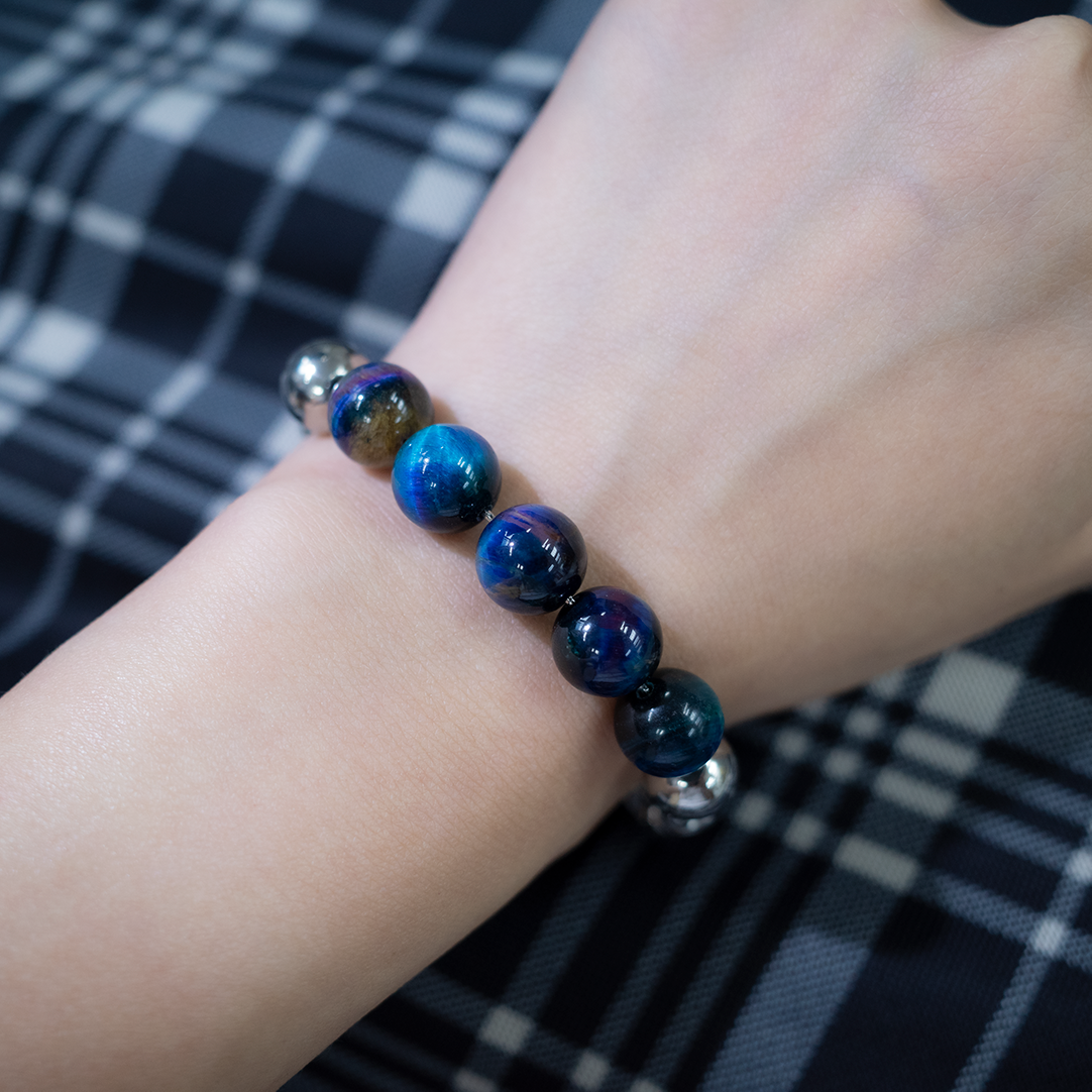 Galaxy Tiger's Eye Bracelet - Night