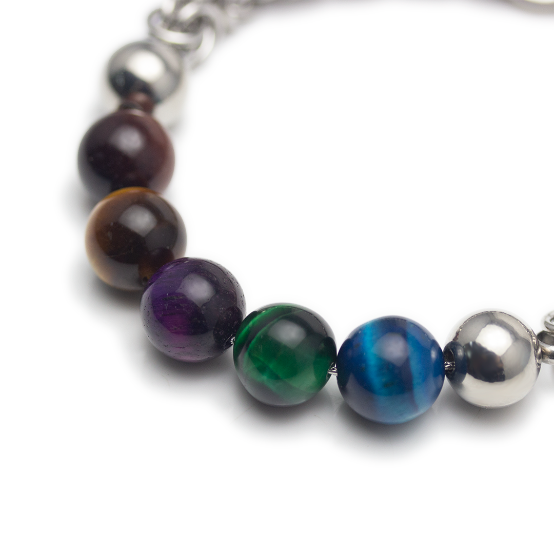 Galaxy Tiger's Eye Bracelet - Star Dust