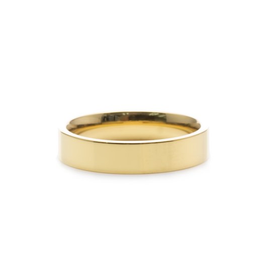Basic Customize Engraving Ring - Gold - 4mm