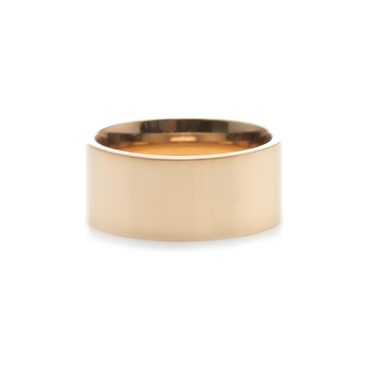 Basic Customize Engraving Ring - Rose gold - 8mm