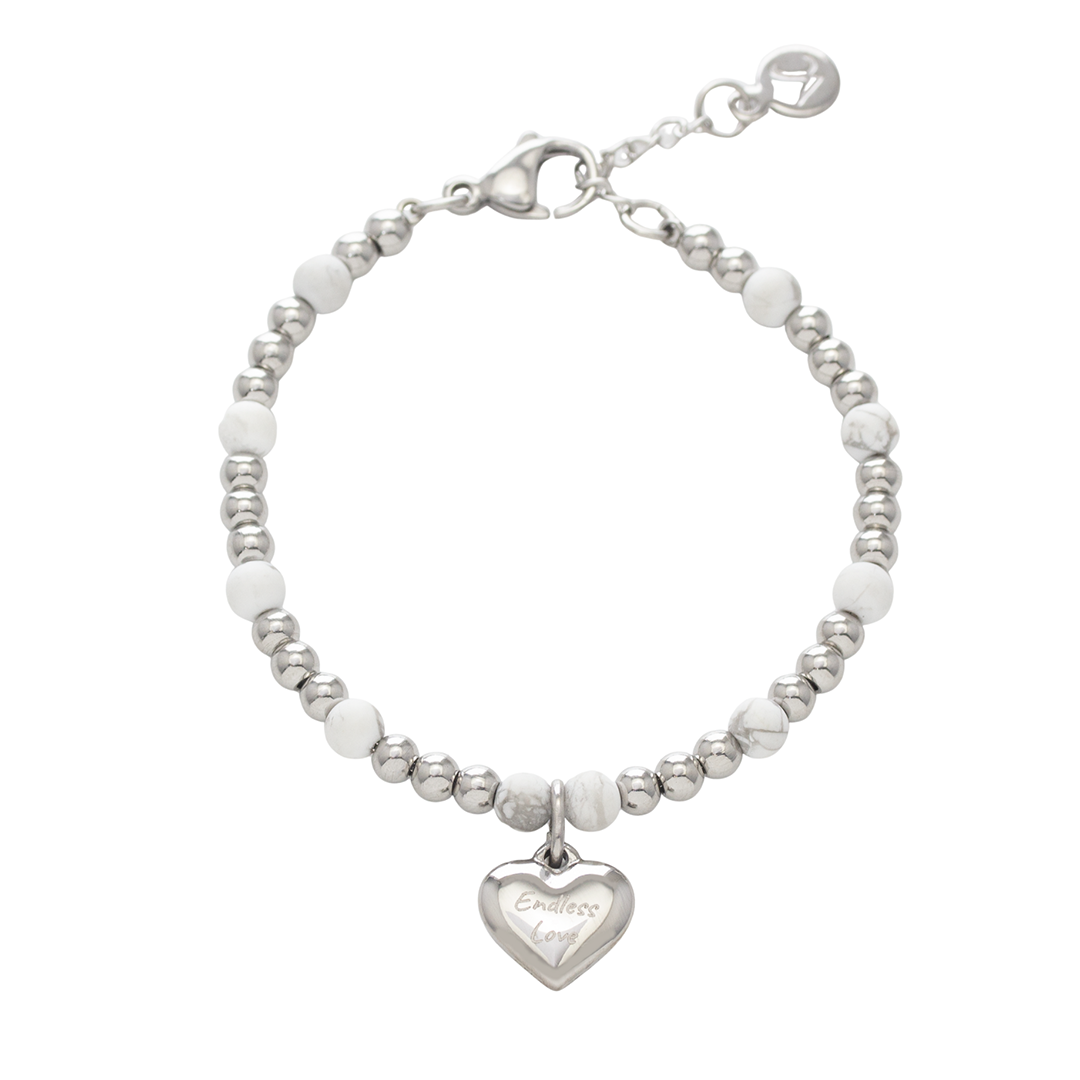 Love Imprinted message bracelet - Endless Love