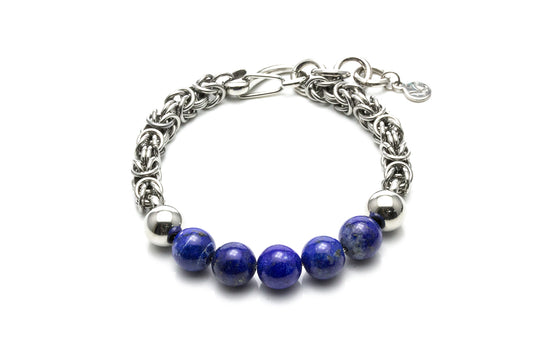 Guardiance Gemstone Bracelet - Admiral Blue [Large]
