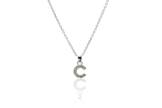 925 Silver Initial necklace