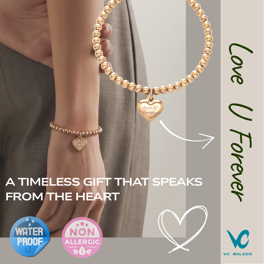 Love Imprinted message bracelet