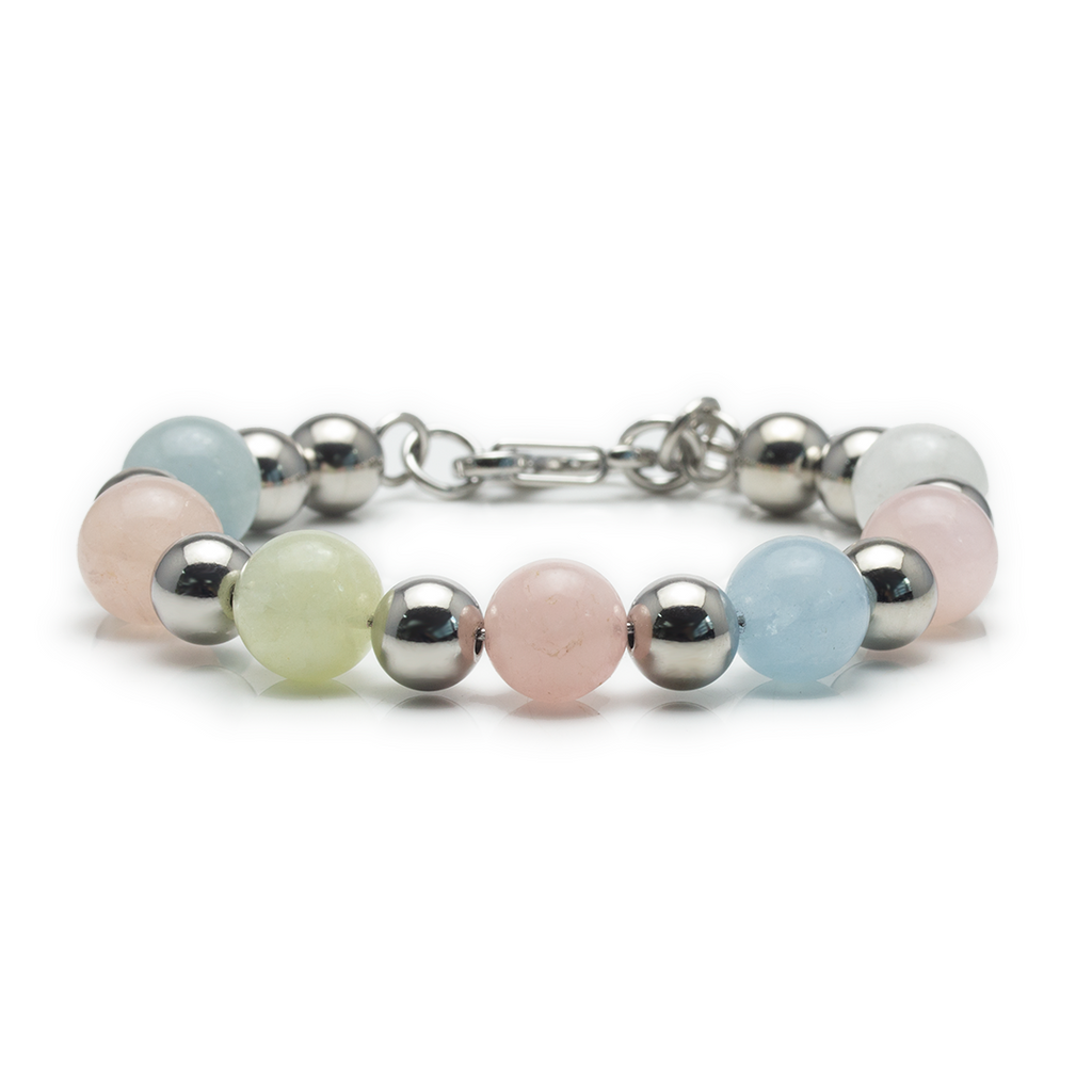 Health Blessings Morganite Bracelet - Stress Relief Good Sleep