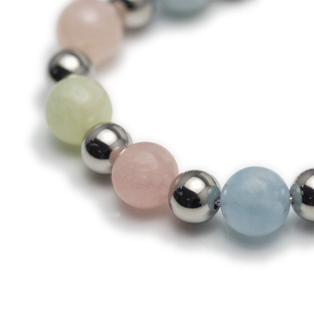 Health Blessings Morganite Bracelet - Stress Relief Good Sleep