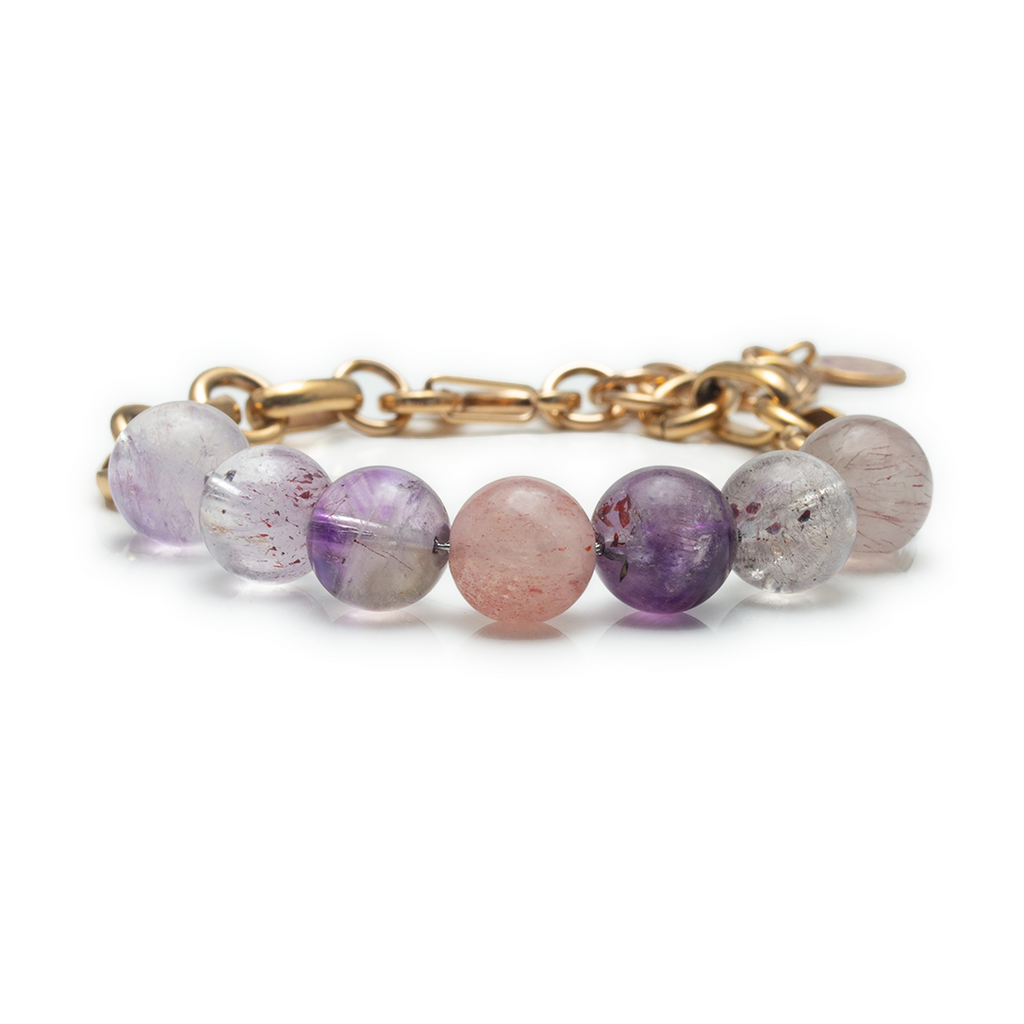 Health Blessings Super Seven Bracelet - Feeling Serene