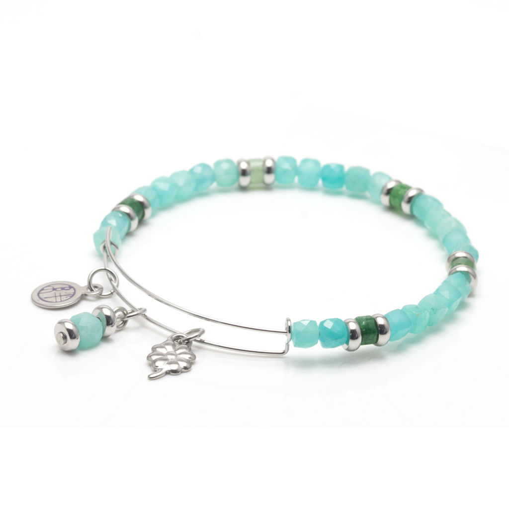 Tree of Life crystal bangle - All Goes Well