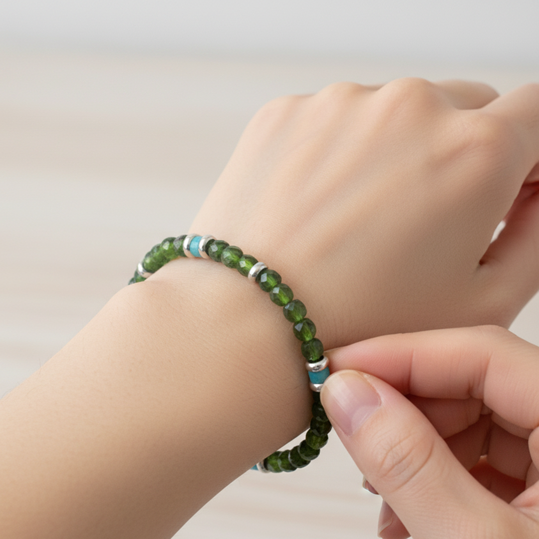 Tree of Life crystal bangle - Healing the Soul