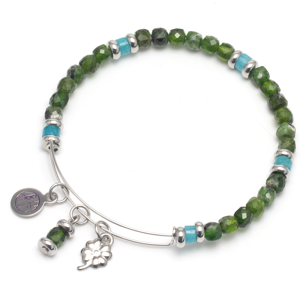 Tree of Life crystal bangle - Healing the Soul