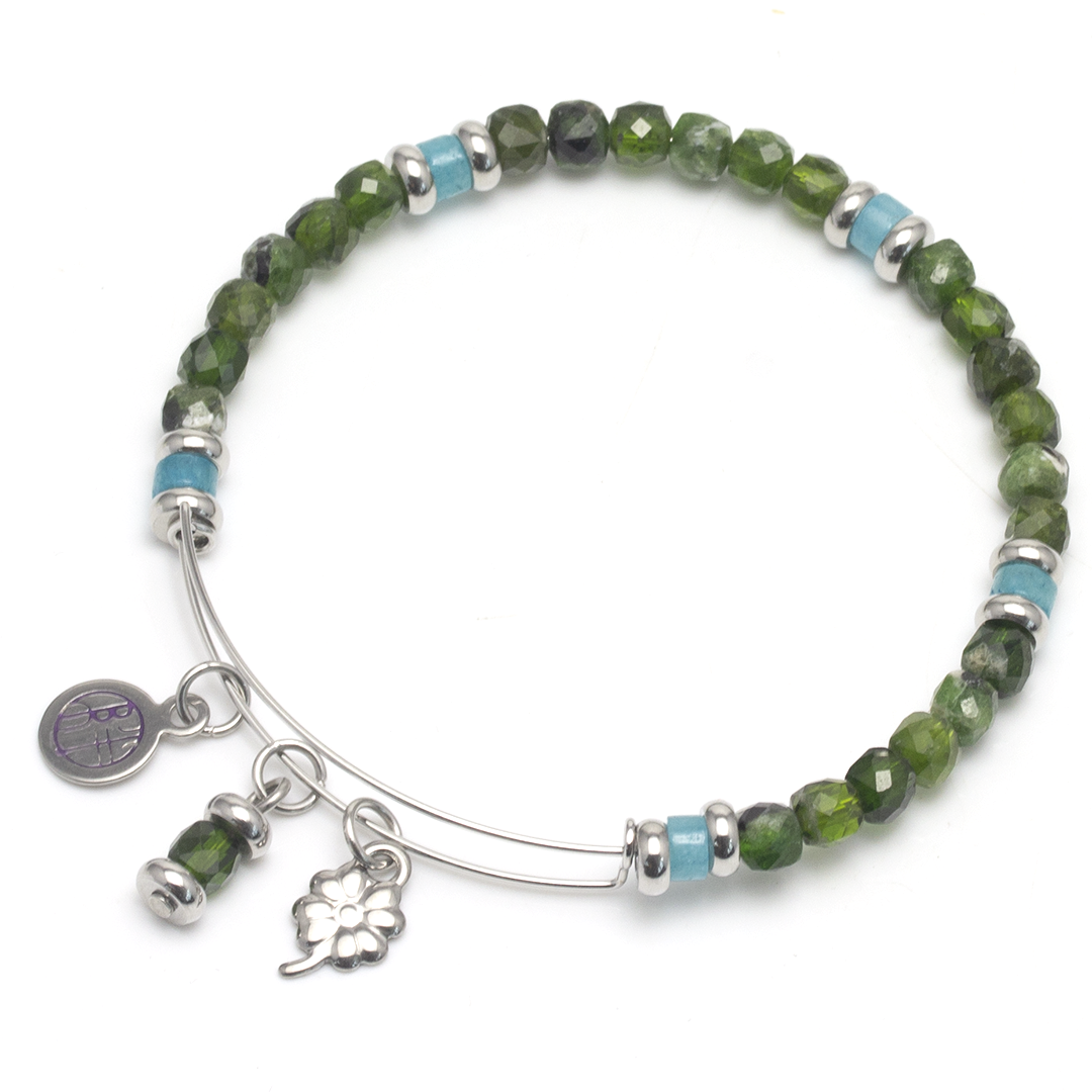 Tree of Life crystal bangle - Healing the Soul