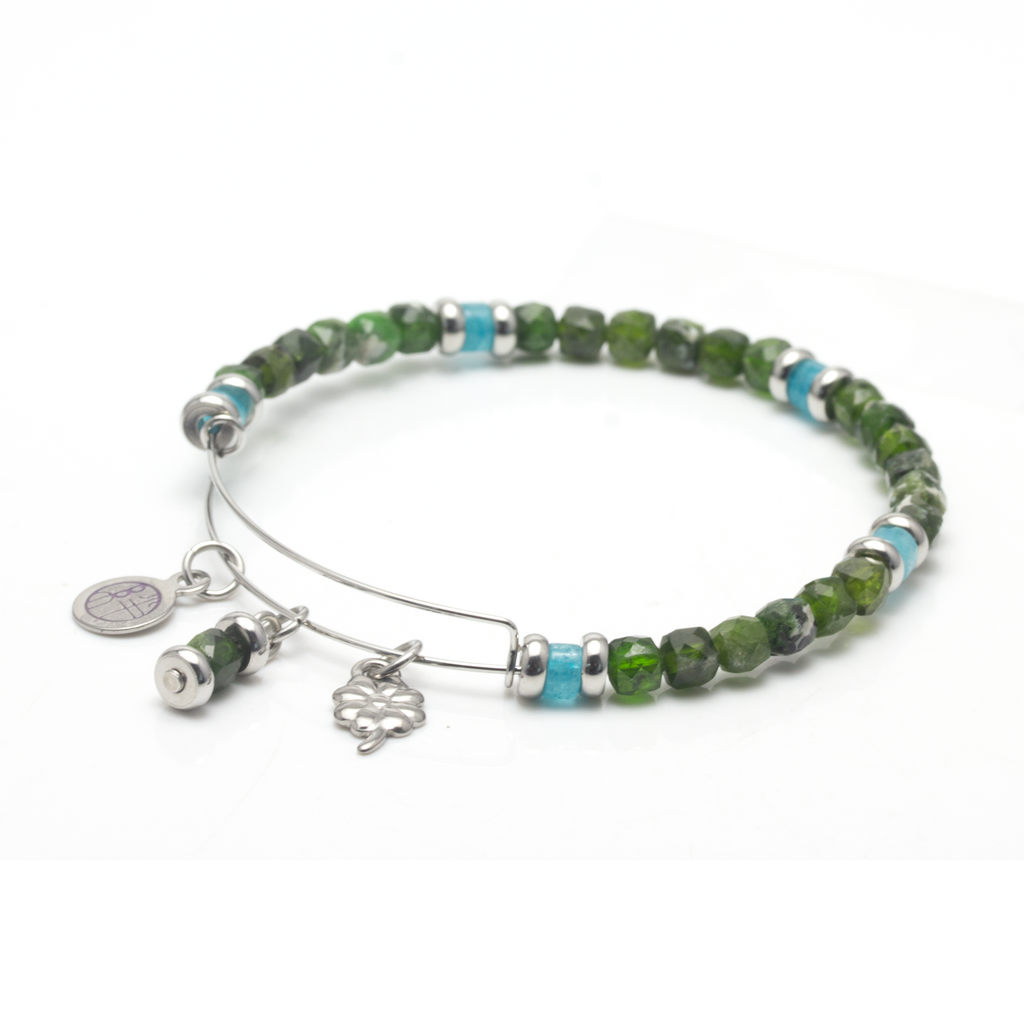 Tree of Life crystal bangle - Healing the Soul