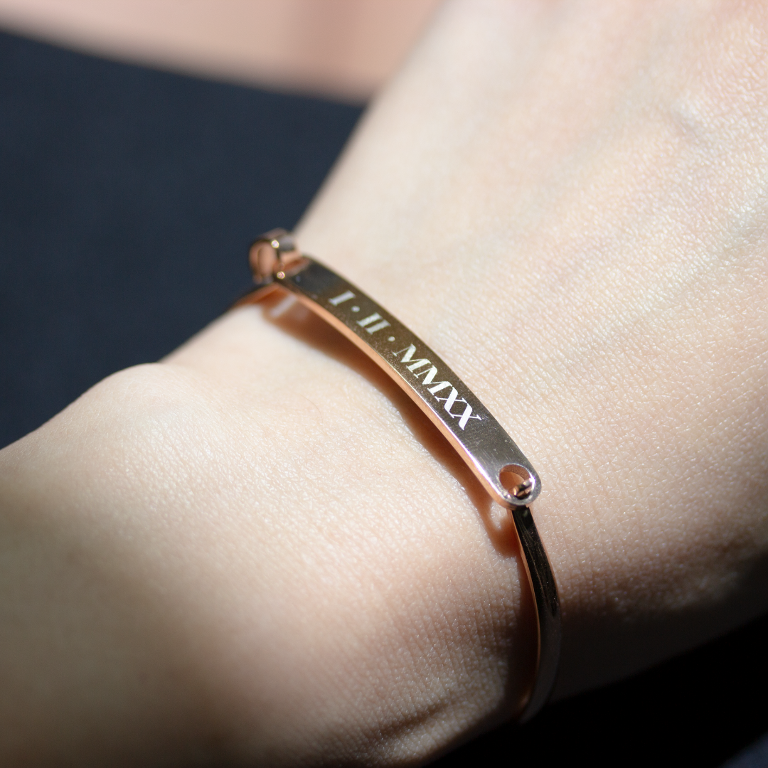 Dedicate Customize Engraving Bangle