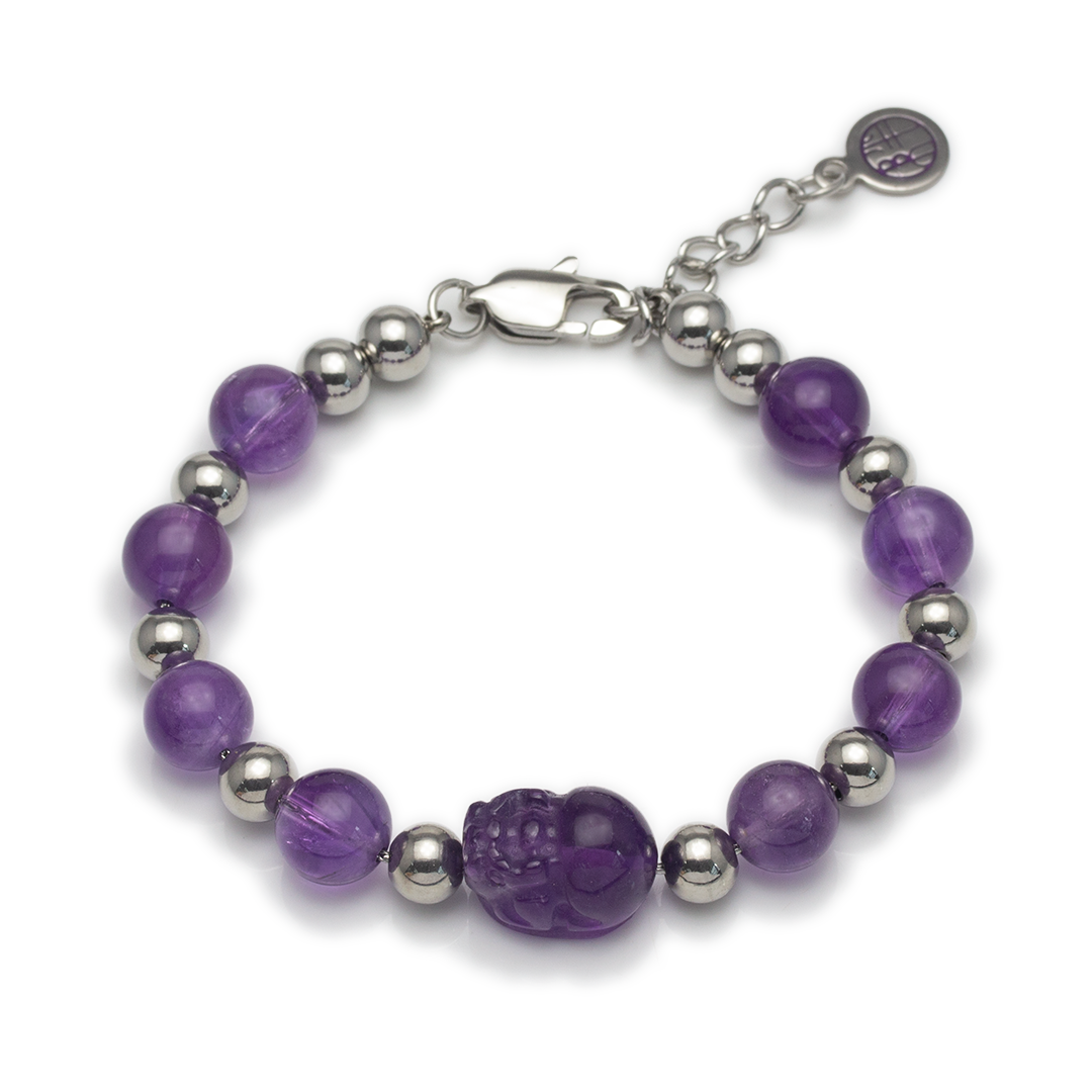 Brave Troops Amethyst Bracelet - Relax and unwind