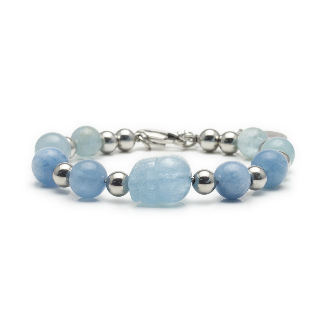 Brave Troops Aquamarine Bracelet - Jump out of Comfort Zone