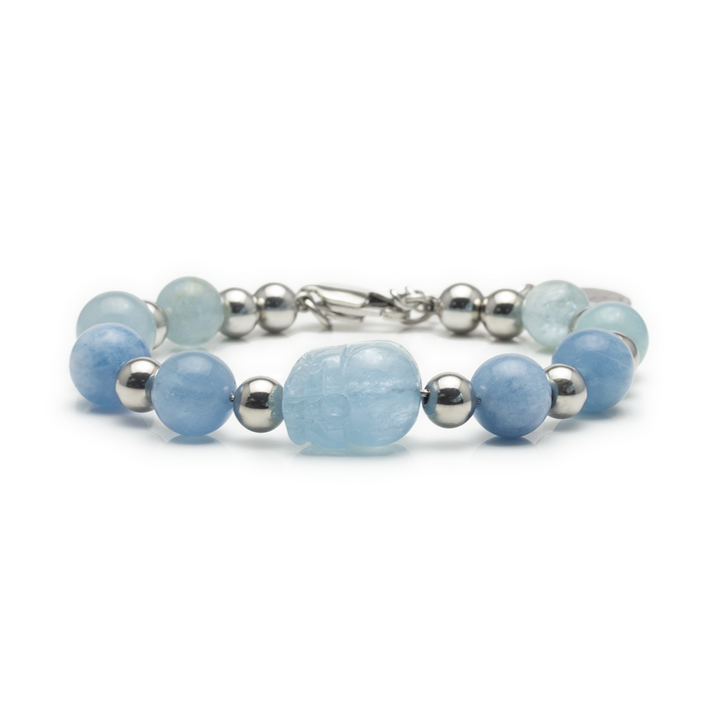 Brave Troops Aquamarine Bracelet - Jump out of Comfort Zone