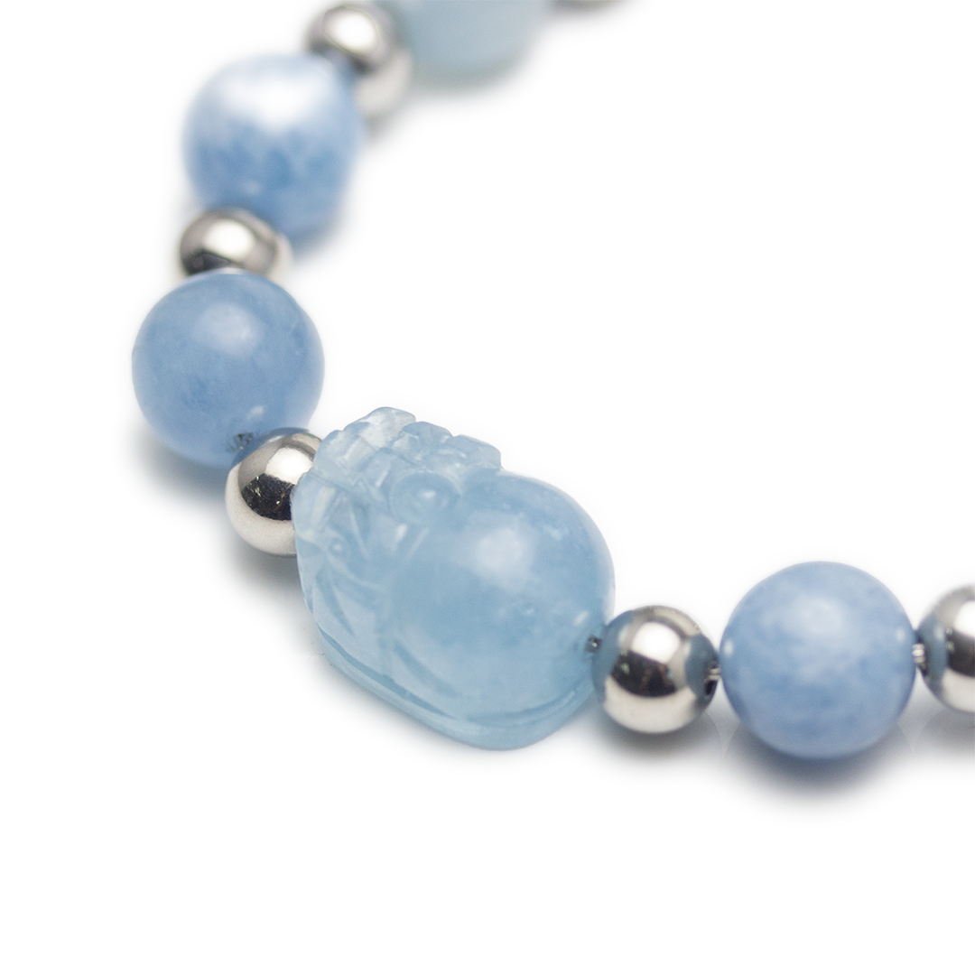 Brave Troops Aquamarine Bracelet - Jump out of Comfort Zone