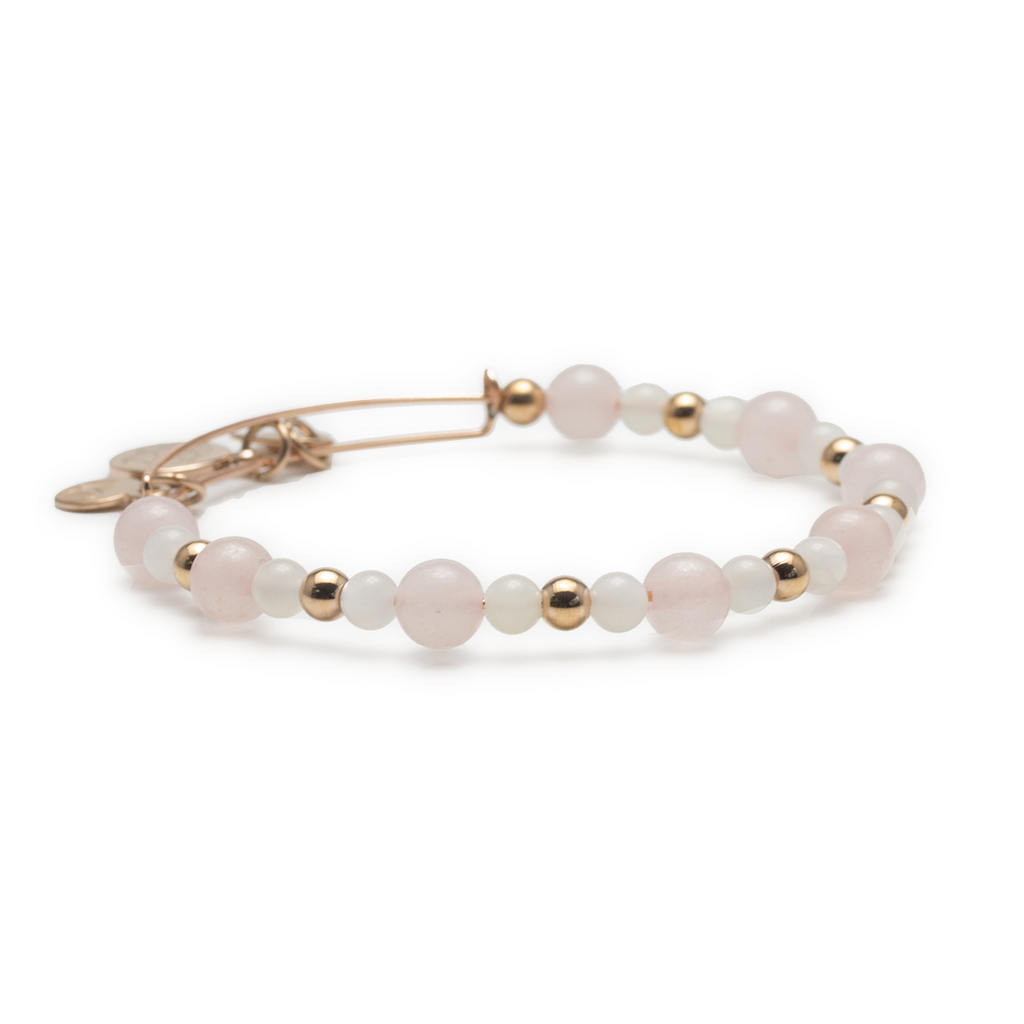 Secret Garden Crystal Bangle - Rose