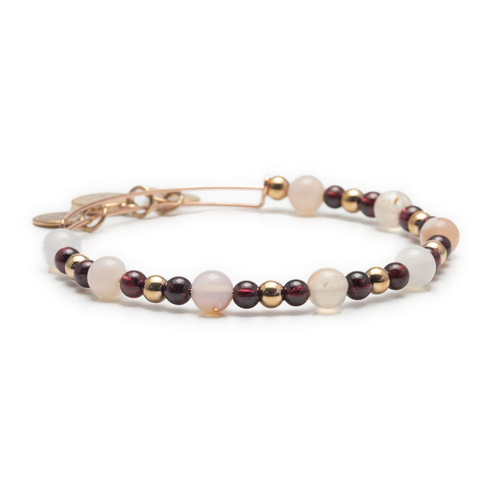 Secret Garden Crystal Bangle - Sakura
