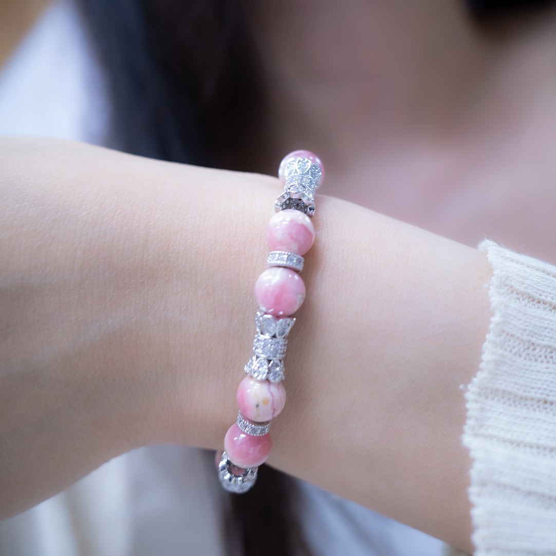 Treasure Island Rhodochrosite Bracelet