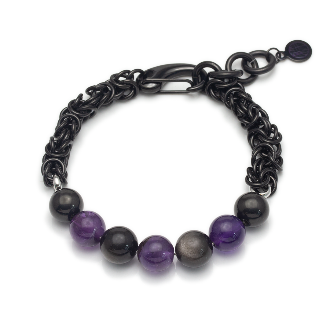 Dusk Crystal Bracelet - Peace of mind
