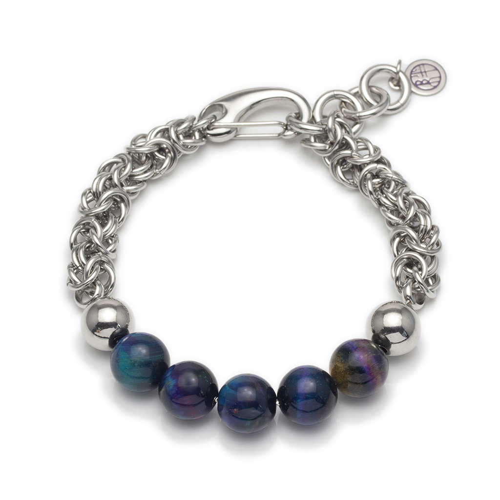 Galaxy Tiger's Eye Bracelet - Night