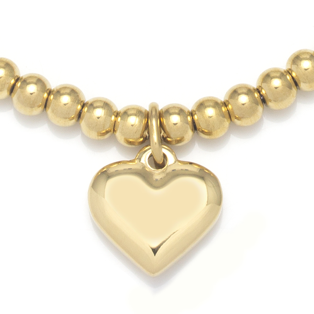 Hearted You 心形牌刻字手鏈 - 銀