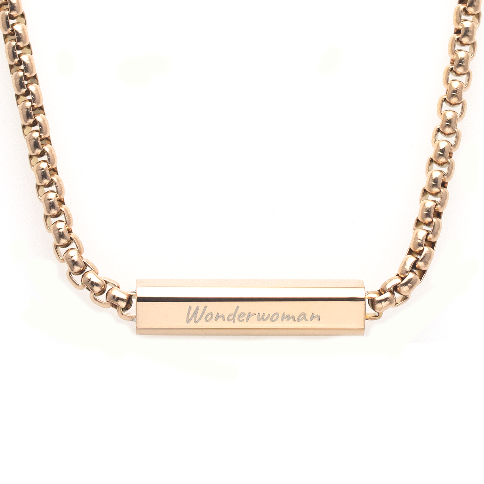 Rope Customize Engraving Necklace