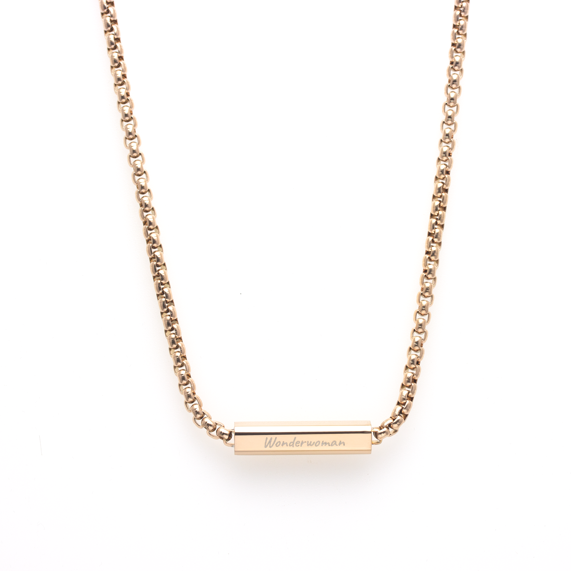 Rope Customize Engraving Necklace