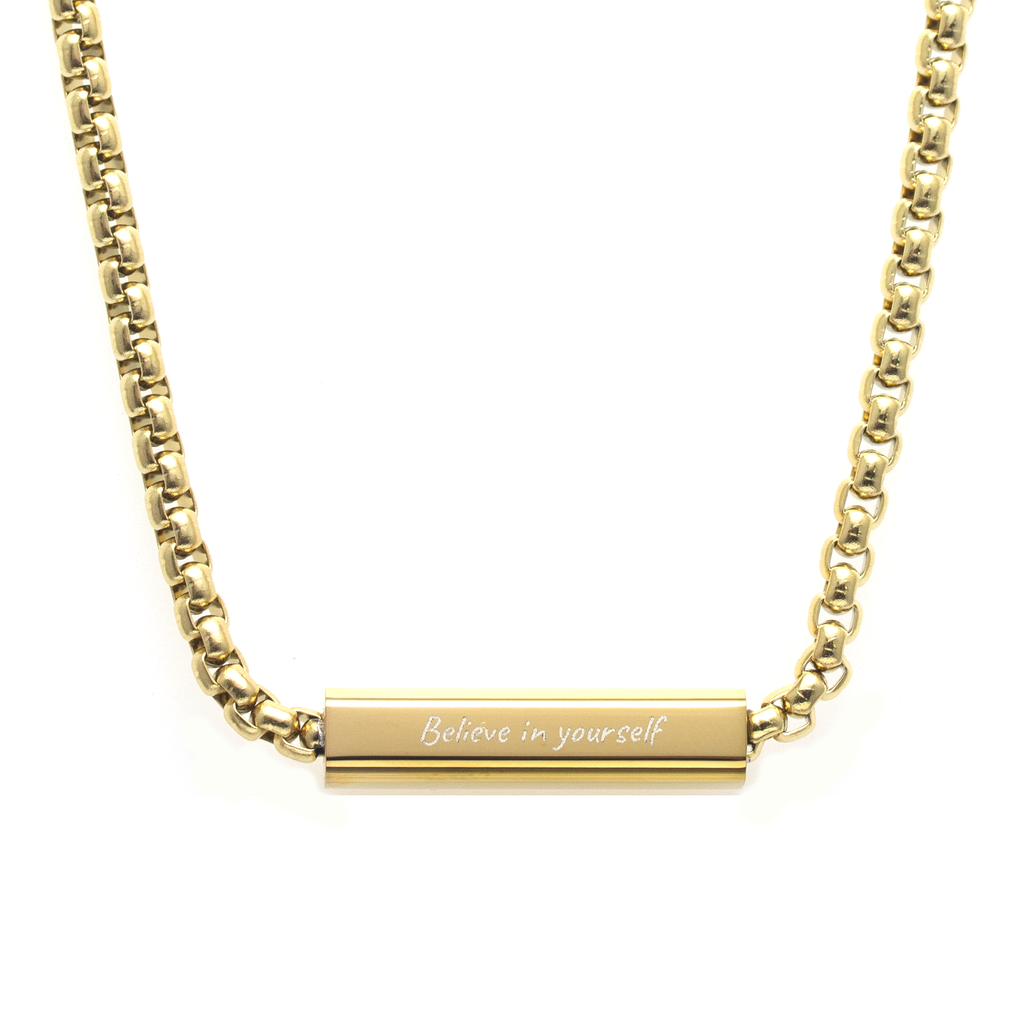 Rope Customize Engraving Necklace