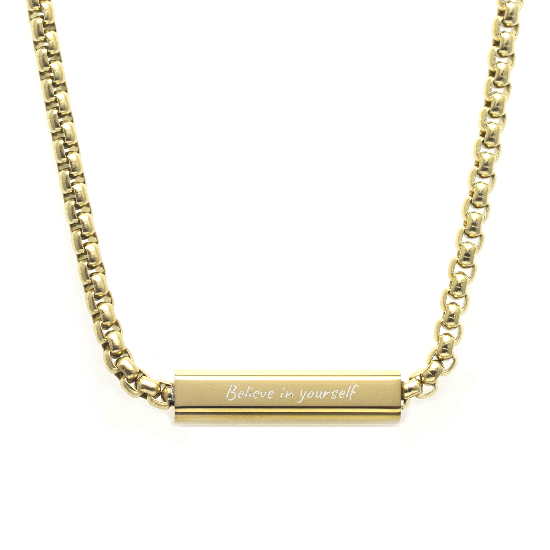 Rope Customize Engraving Necklace