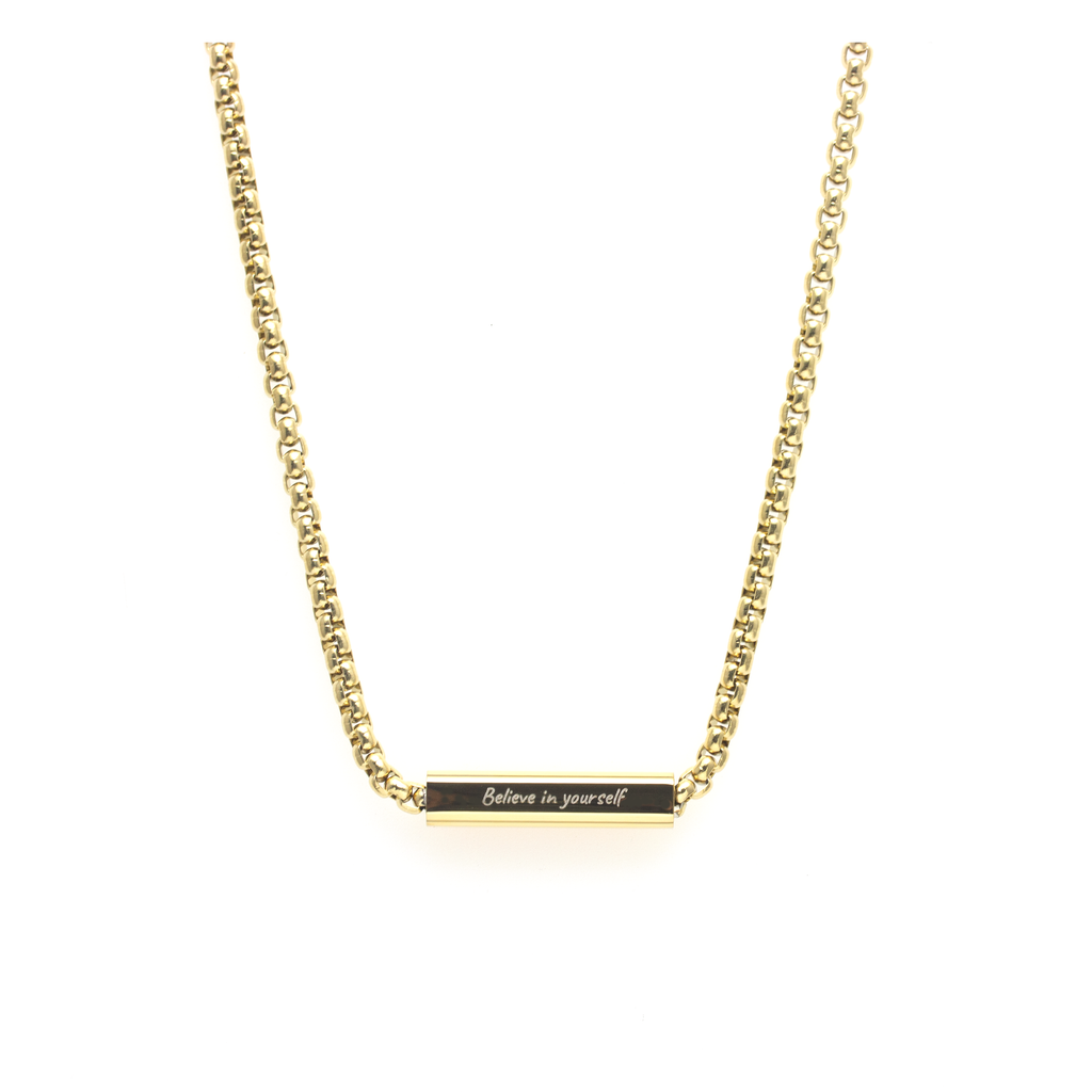 Rope Customize Engraving Necklace