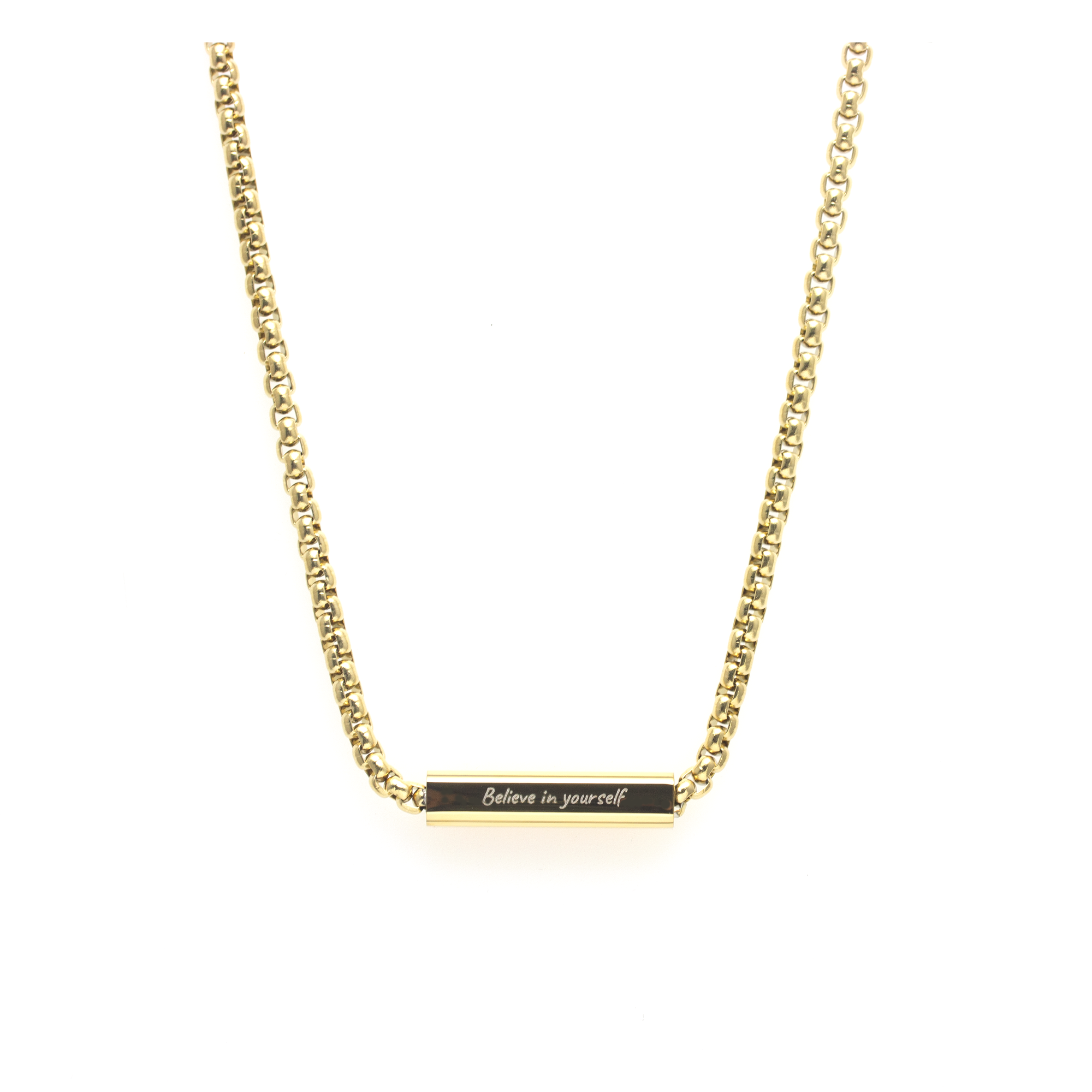 Rope Customize Engraving Necklace