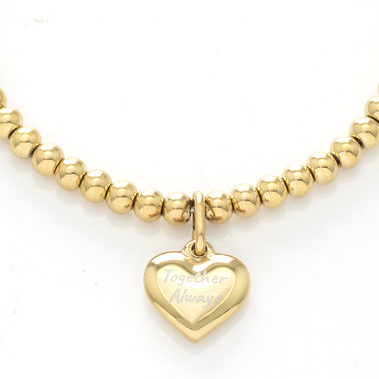 Love Imprinted message bracelet - Together Always