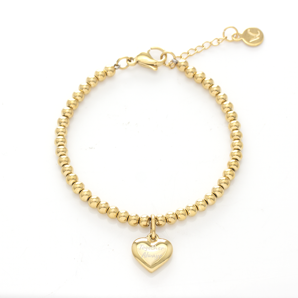 Love Imprinted message bracelet - Together Always