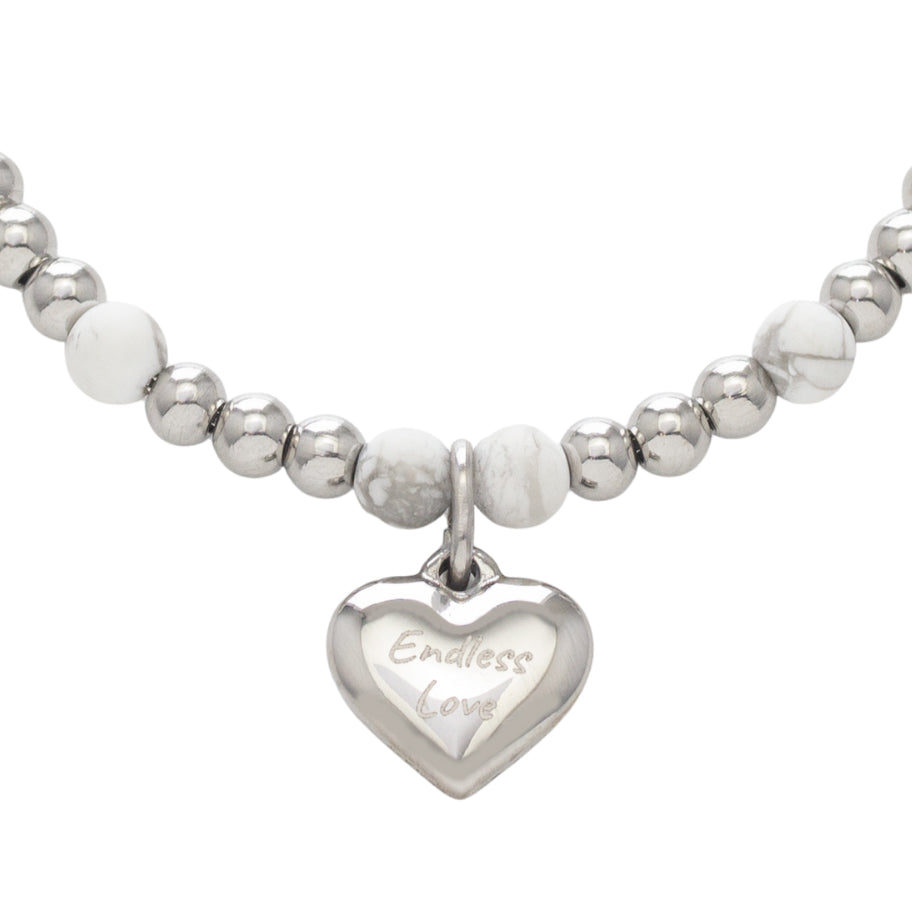 Love Imprinted message bracelet - Endless Love