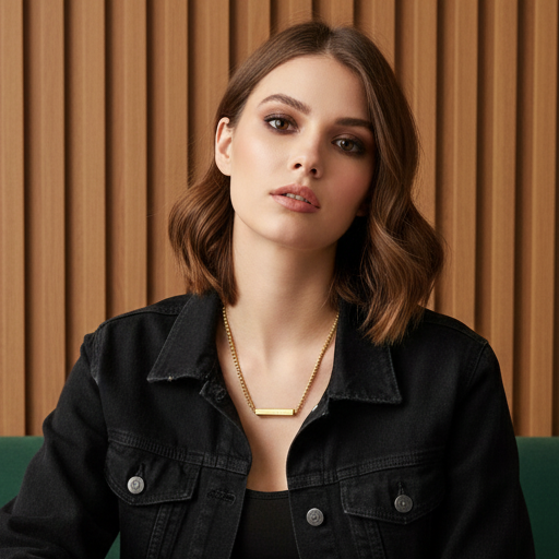 Rope Customize Engraving Necklace