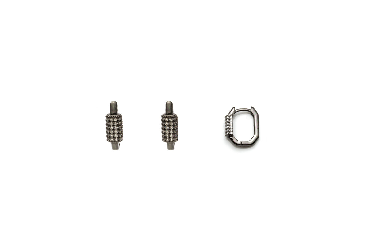 Octagon Earring ( small )