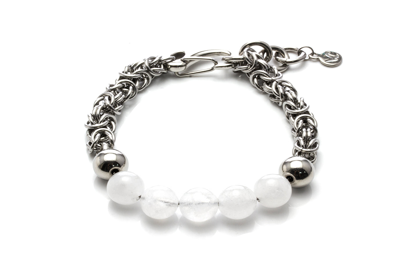 Guardiance Gemstone Bracelet - White Quartz [Large]